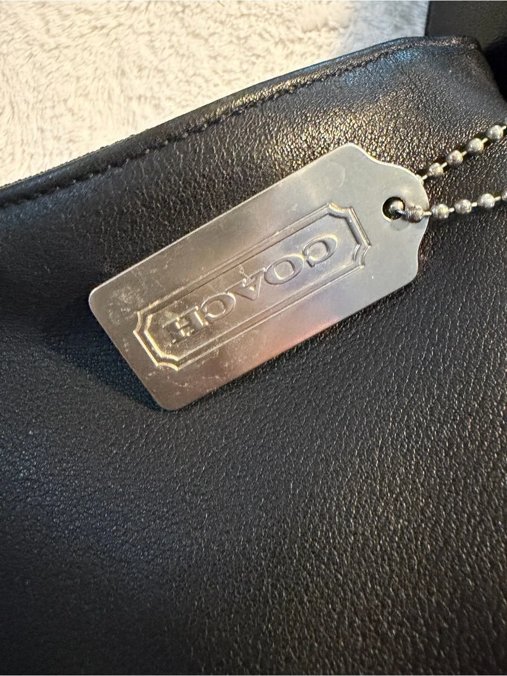 Black Coach Legacy Slim Hobo (Style 9326), a popular vintage Y2K handbag VGUC